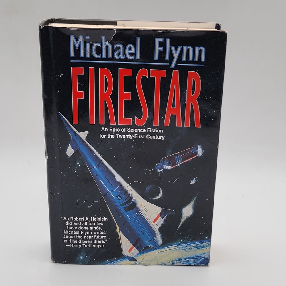 Michael Flynn Firestar Hardcover First Edition 1996 Space Sci-Fi Good